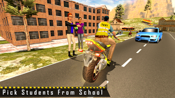 Sports Bike Taxi Sim 3D - Free Taxi Driving Games