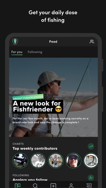 FishFriender - Social Fishing Log App