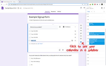 Calendar Express for Google Forms™