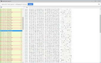 WebSocket Frame Inspector