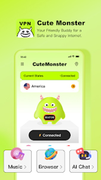 CuteMonster - FastStable VPN