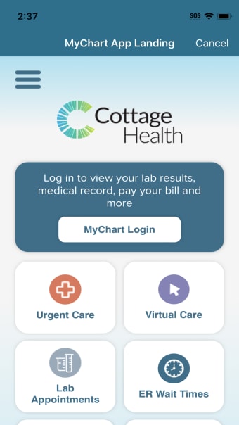 Cottage Health MyChart