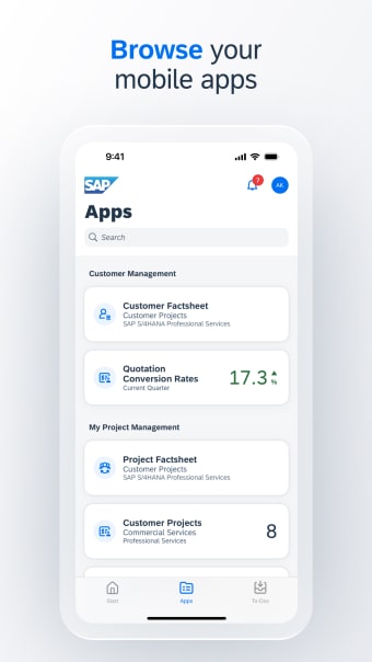 SAP Mobile Start