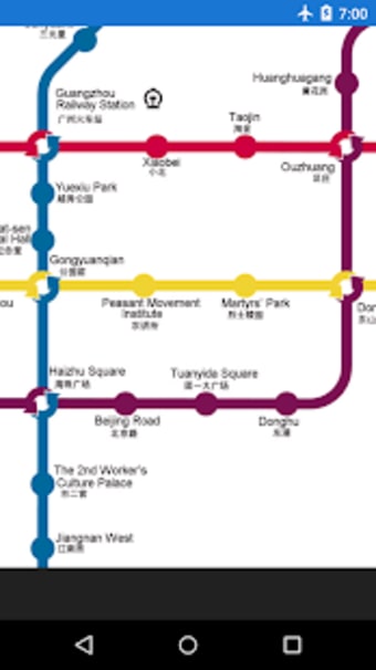 Guangzhou metro map