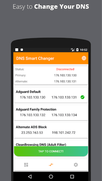 DNS Smart Changer - Web content blocker and filter