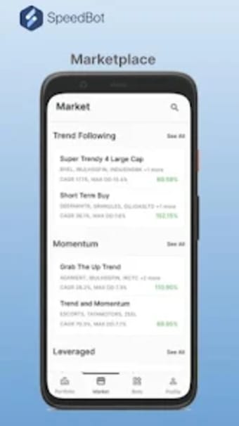 SpeedBot -The Algo Trading App