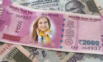 Indian Currency Photo Frames