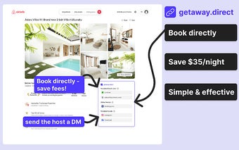 Getaway.Direct: Find Direct Host Links for Airbnb Listings