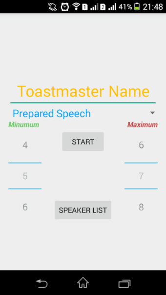 ToastMasters Timer