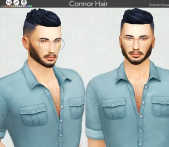 Connor Hair mod for The Sims 4