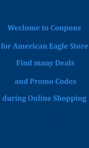 American Eagle Coupon ticket
