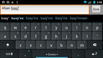Oromo Keyboard Plugin