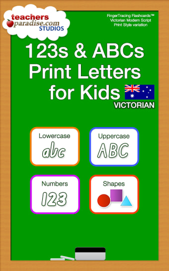 Australia Handwriting VIC - Victorian Modern Print