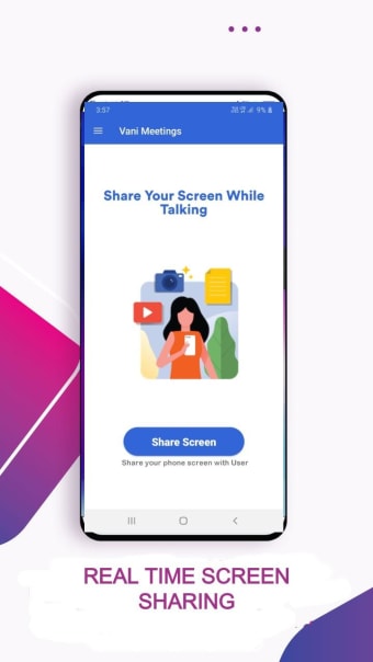 Vani Meetings - Share Screen While Talking