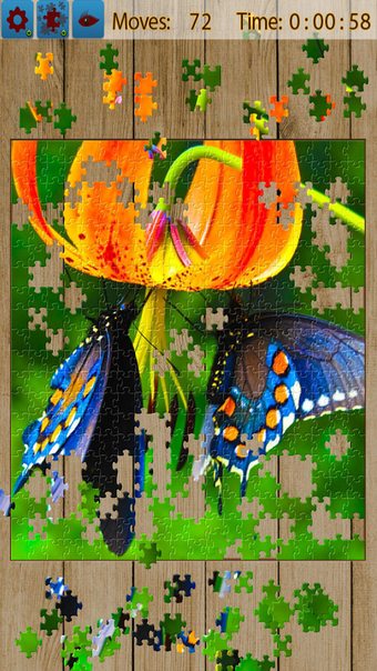 Butterfly Jigsaw Puzzle Game