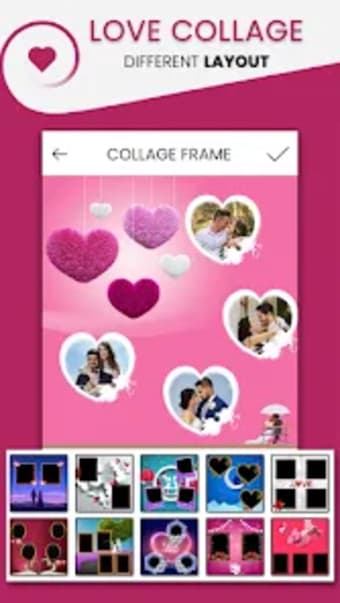 Love Photo Collage  Frame
