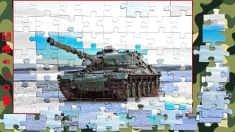 Puzzles military equipment