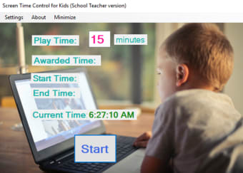 Screen Time Control for Kids School Teacher Edition