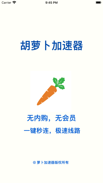 胡萝卜加速器-极速出国VPN