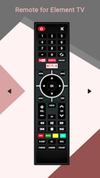 Remote for Element TV
