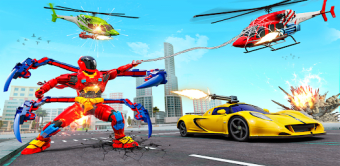 Spider Robot Game Car Fighting