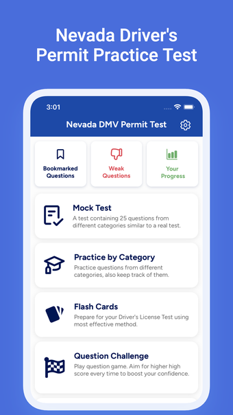 NV DMV Drivers License Test