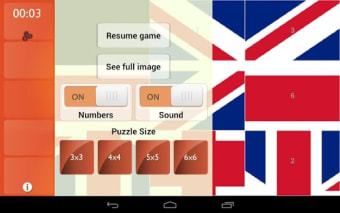 World Flags Quiz Slide Puzzle