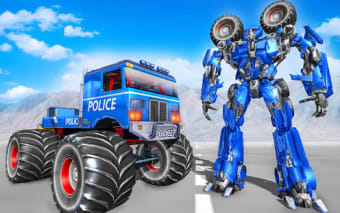 Police Monster Robot Truck Transformation