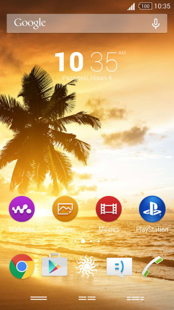 For Xperia Theme Sunset
