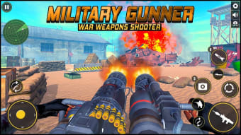 Military Gunner Guns War Weapons Shooter Simulator