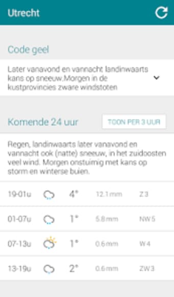 Weer NL - weerbericht  radar