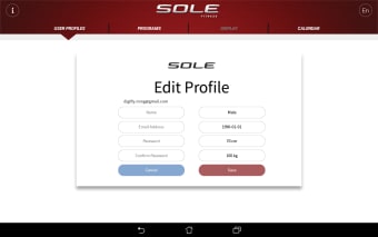 SOLE Fitness App