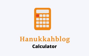 hanukkahblog Calculator