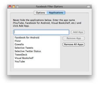 Facebook Filter