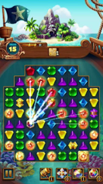 Jewels Fantasy : Quest Temple Match 3 Puzzle
