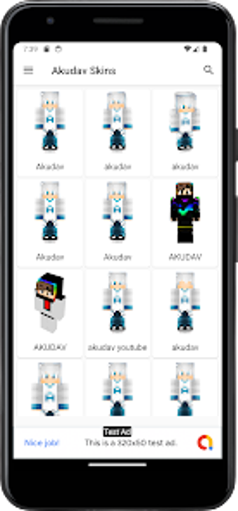 Akudav Skins for Minecraft