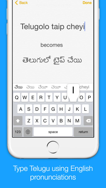 Telugu Transliteration Keyboard by KeyNounce