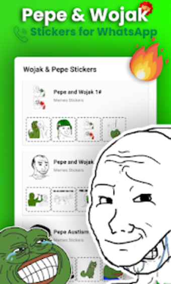 Wasticker Wojak Stickers frog