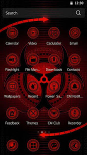 Red Technology 3D Theme
