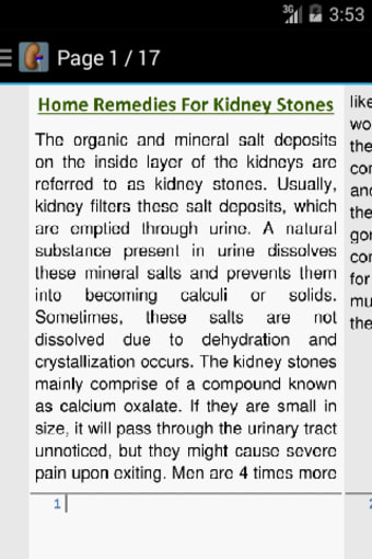 Kidney Stones Removal Remedies