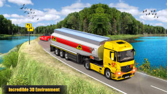 Oil Tanker Offroad Cargo Truck Transport Drive 3D