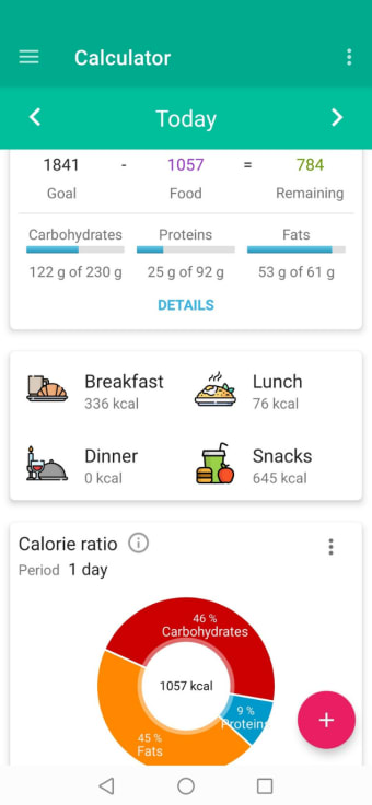 Dietary Calorie Counter