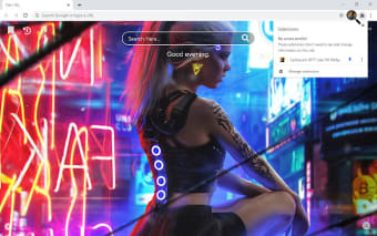 Cyberpunk 2077 Judy HD Wallpaper New Tab