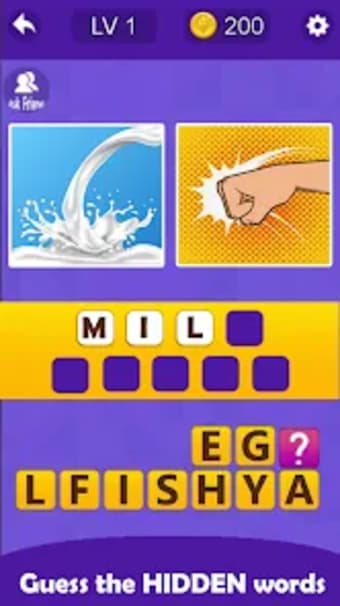 2 Pics 1 Word - Guessing Word