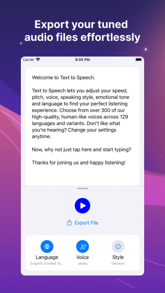 Text to Speech: Voice Reader