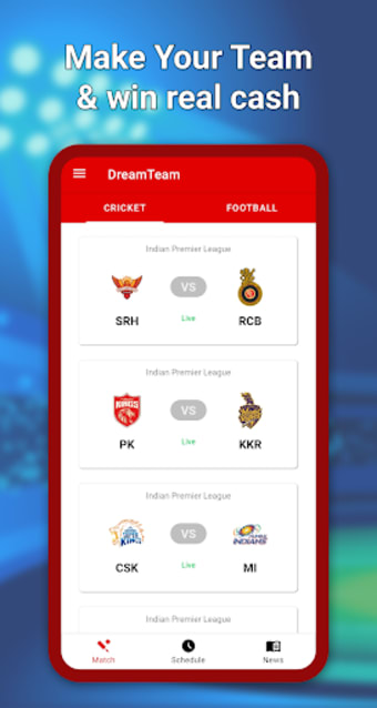 Dream Team: team maker cricket