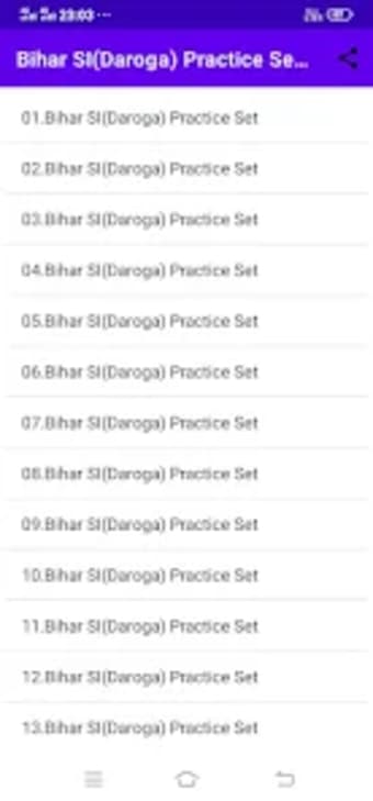 Bihar SIDaroga Practice Set