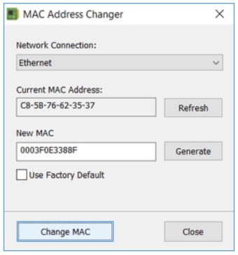MAC Address Changer