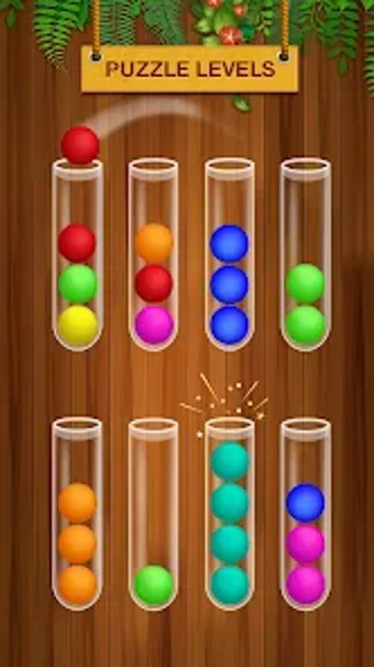 Ball Sort Woody Puzzle Game