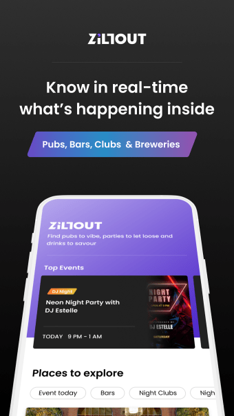 ZillOut: Pubs Events  Drinks